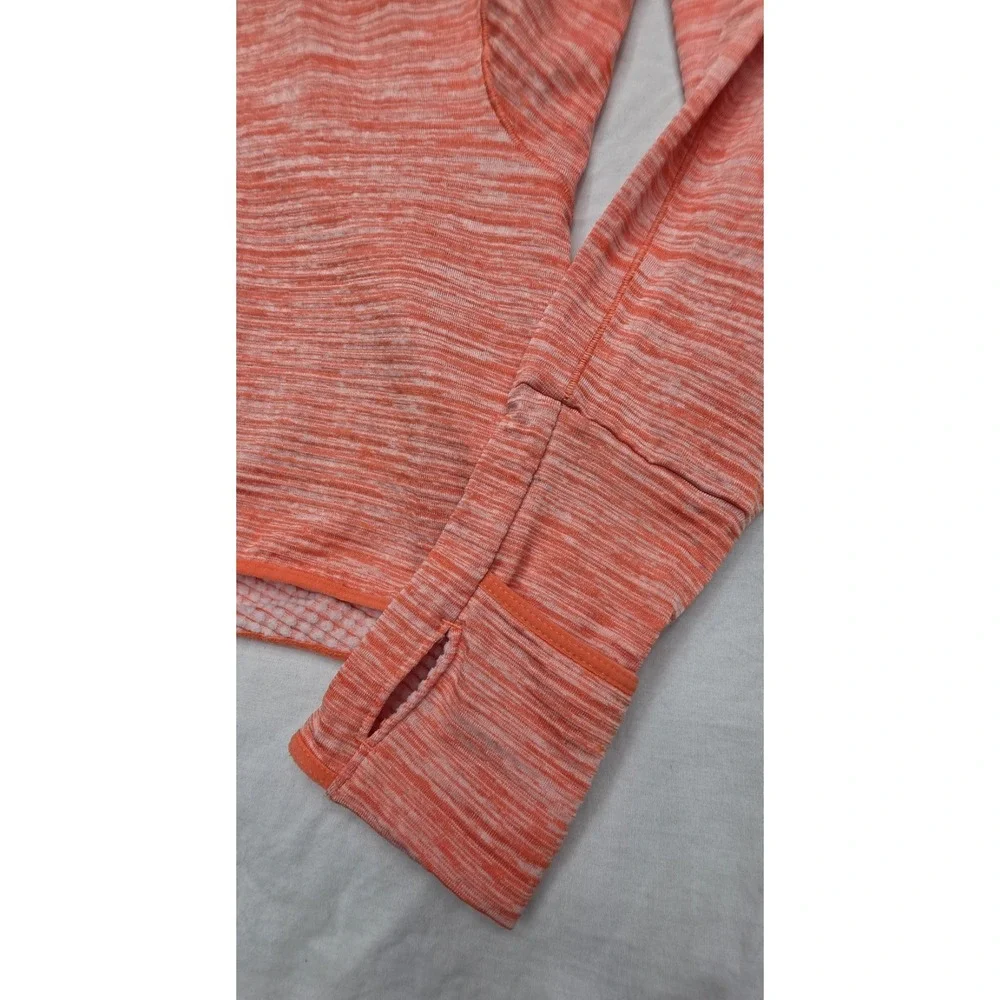 Nike‎ Dri-Fit Element Sphere Orange 1/2 Zip Longsleeve Shirt Size Medium